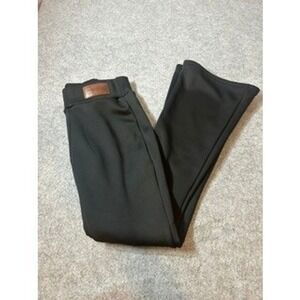 Faith Womens Black High Waisted Flare Yoga Pants Size S workout leasure